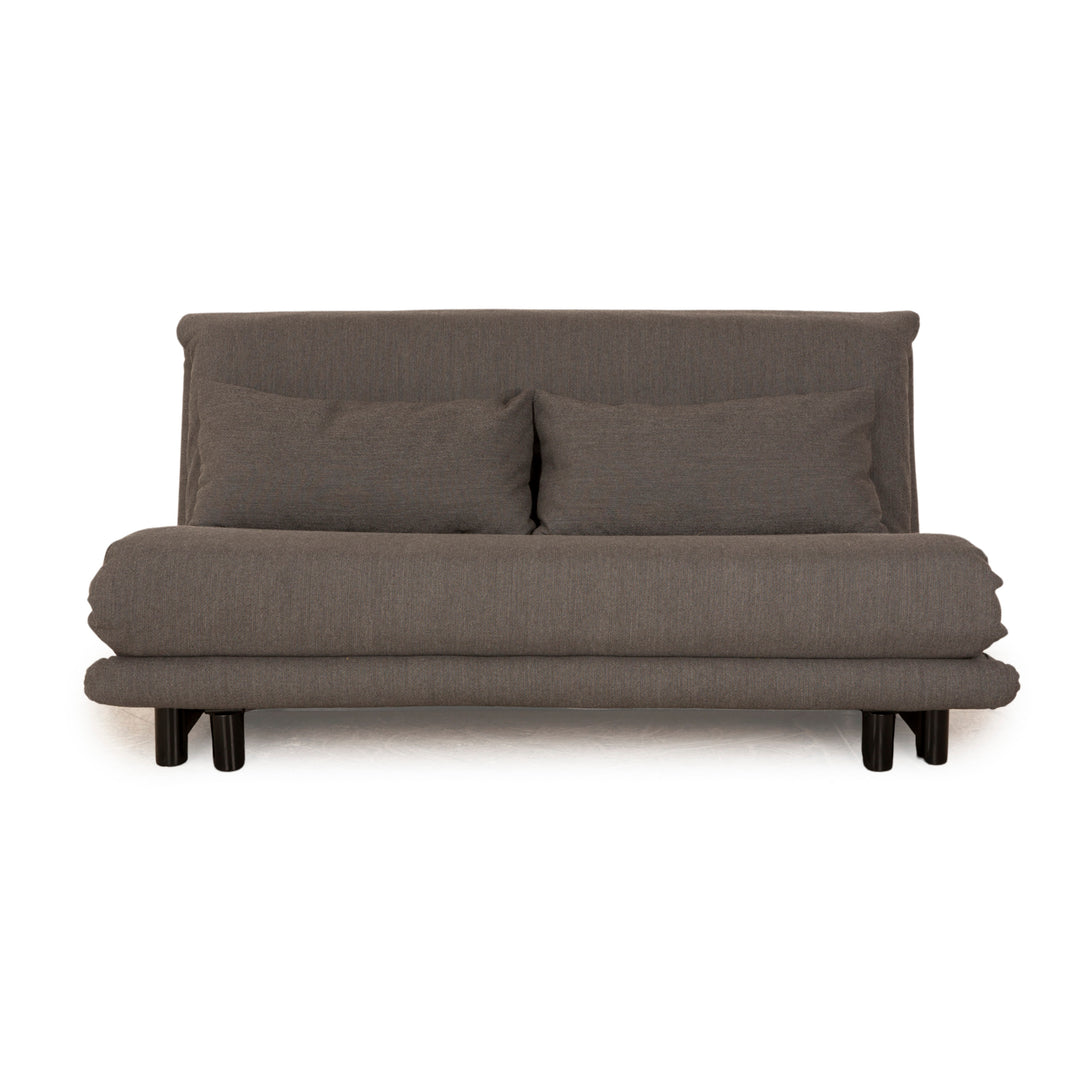 ligne roset Multy stof driezitsbank grijs handmatige functie slaapbank bank opnieuw bekleed