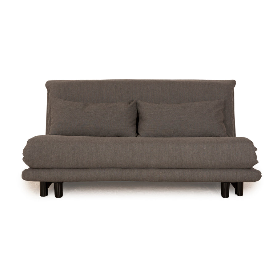 ligne roset Multy stof driezitsbank grijs handmatige functie slaapbank bank opnieuw bekleed