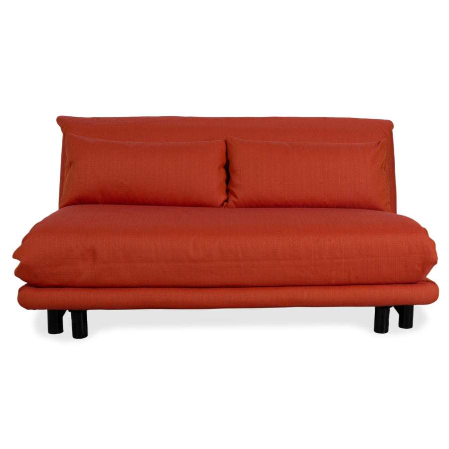 ligne roset Multy Stoff Dreisitzer Grau manuelle Funktion Schlafsofa Gestell schwarz