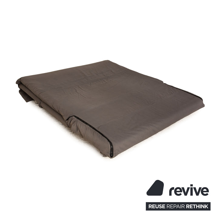ligne roset Multy fabric three seater gray manual function sofa couch sofa bed