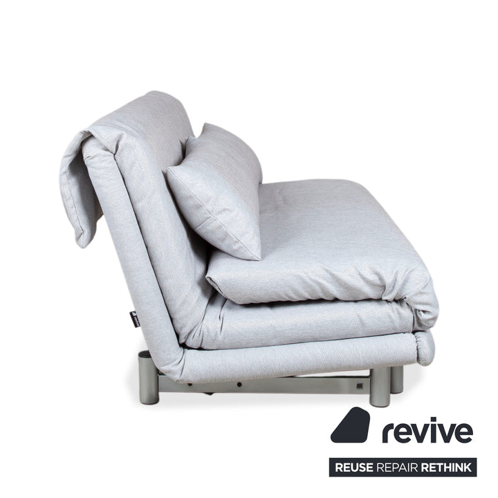Ligne Roset Multy Stoff Dreisitzer Grau Manuelle Funktion Sofa Couch Schlafsofa Neubezug VERANO 600