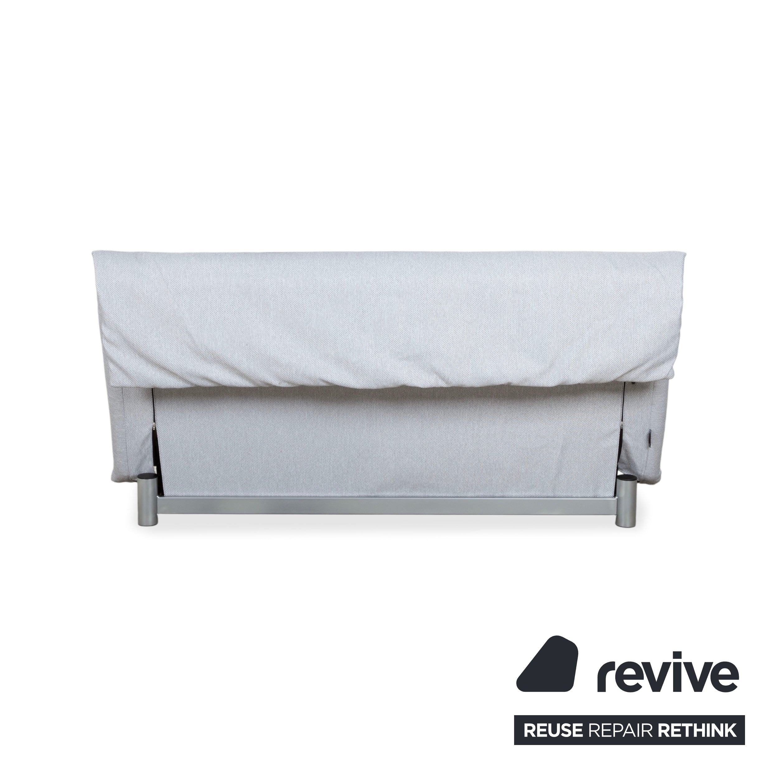 Ligne Roset Multy Stoff Dreisitzer Grau Manuelle Funktion Sofa Couch Schlafsofa Neubezug VERANO 600