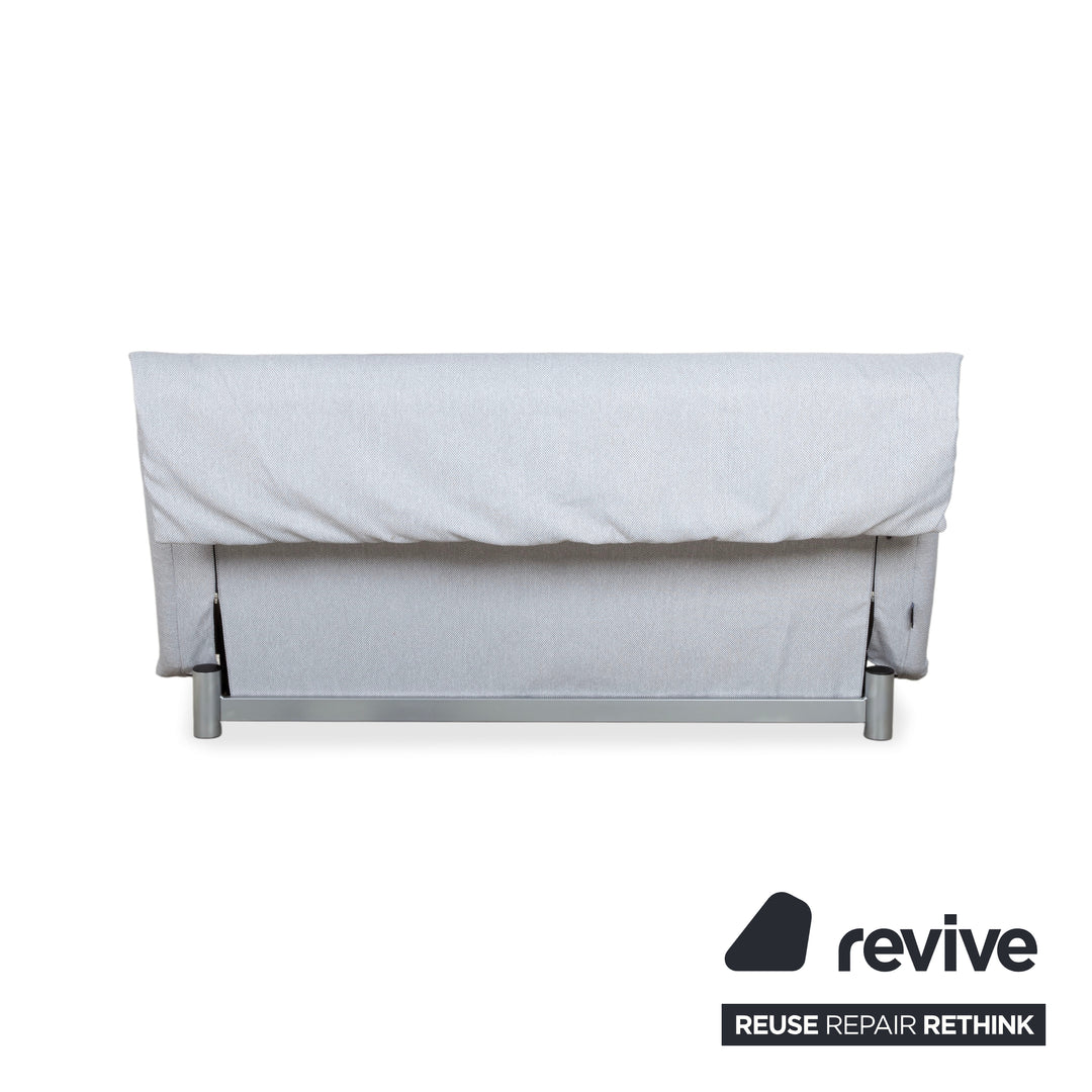 Ligne Roset Multy Stoff Dreisitzer Grau Manuelle Funktion Sofa Couch Schlafsofa Neubezug VERANO 600