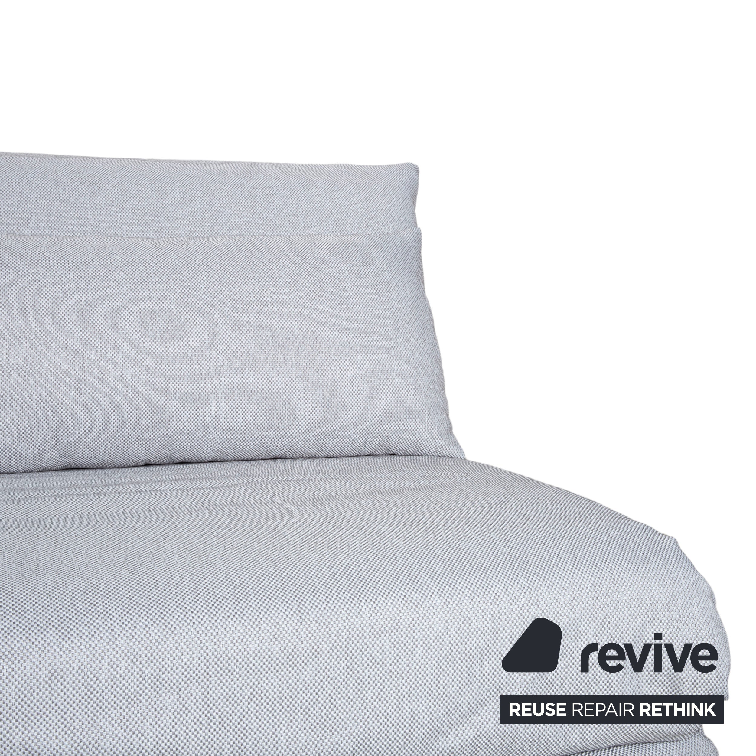 Ligne Roset Multy Stoff Dreisitzer Grau Manuelle Funktion Sofa Couch Schlafsofa Neubezug VERANO 600