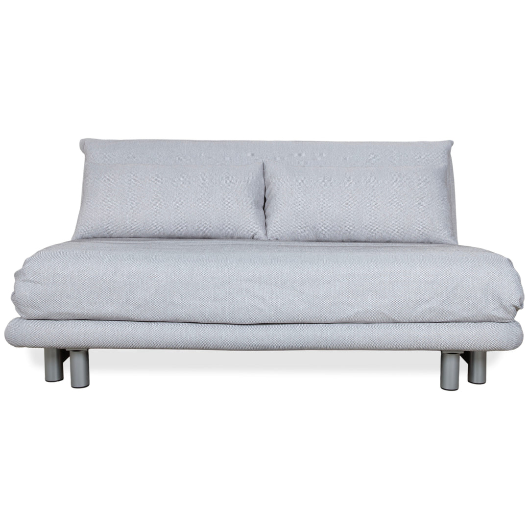 Ligne Roset Multy Stoff Dreisitzer Grau Manuelle Funktion Sofa Couch Schlafsofa Neubezug VERANO 600