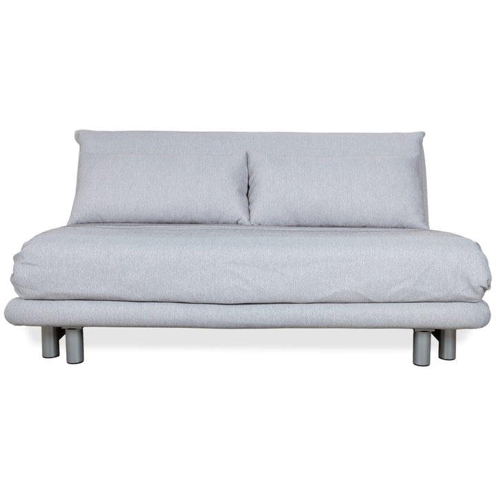 Ligne Roset Multy Stoff Dreisitzer Grau Manuelle Funktion Sofa Couch Schlafsofa Neubezug VERANO 600