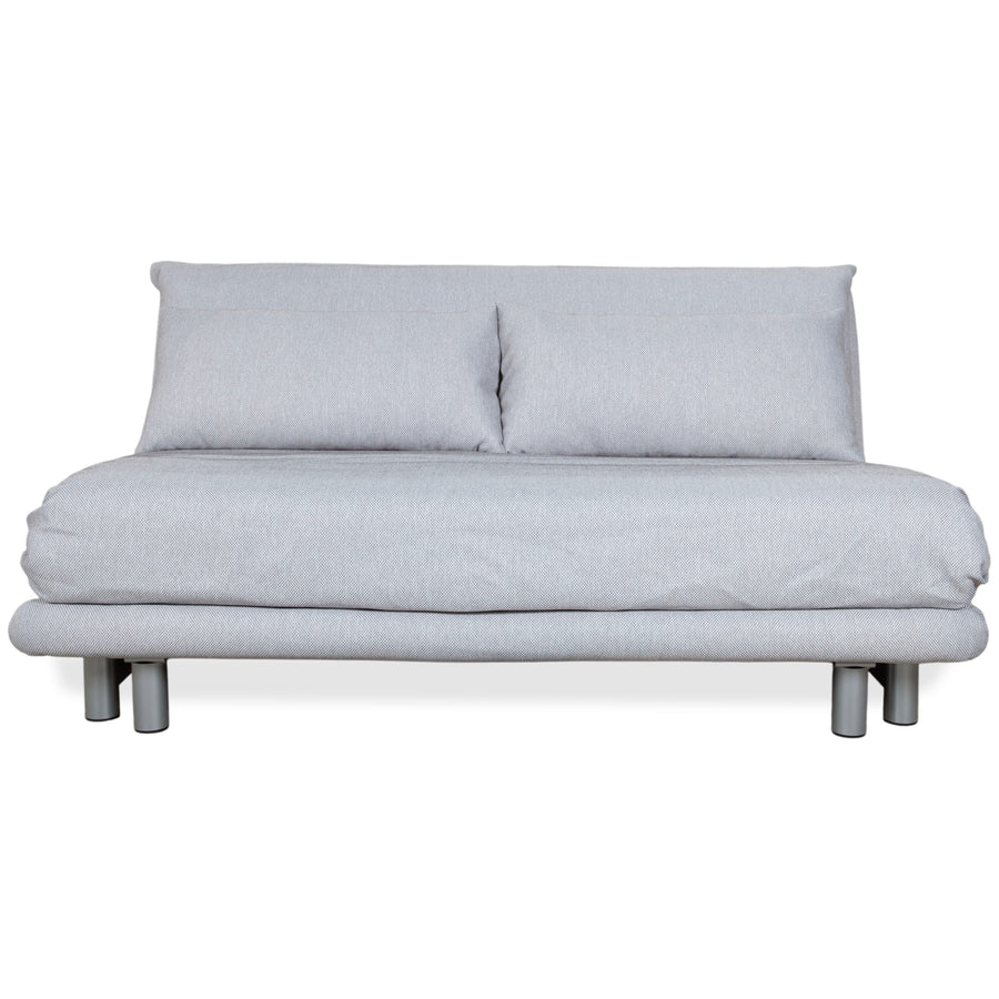 Ligne Roset Multy Stoff Dreisitzer Grau Manuelle Funktion Sofa Couch Schlafsofa Neubezug VERANO 600