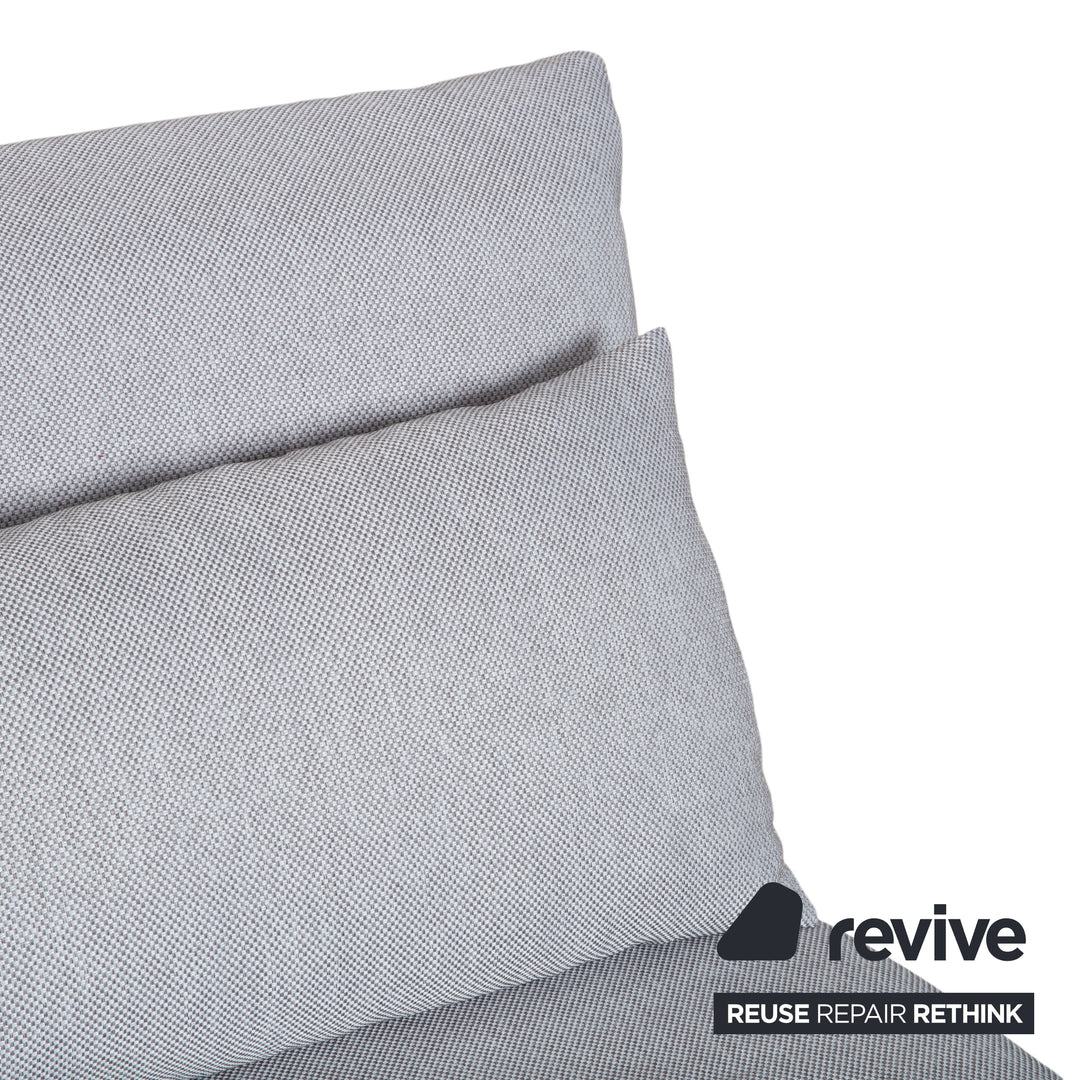 Ligne Roset Multy Stoff Dreisitzer Grau Manuelle Funktion Sofa Couch Schlafsofa Neubezug VERANO 600