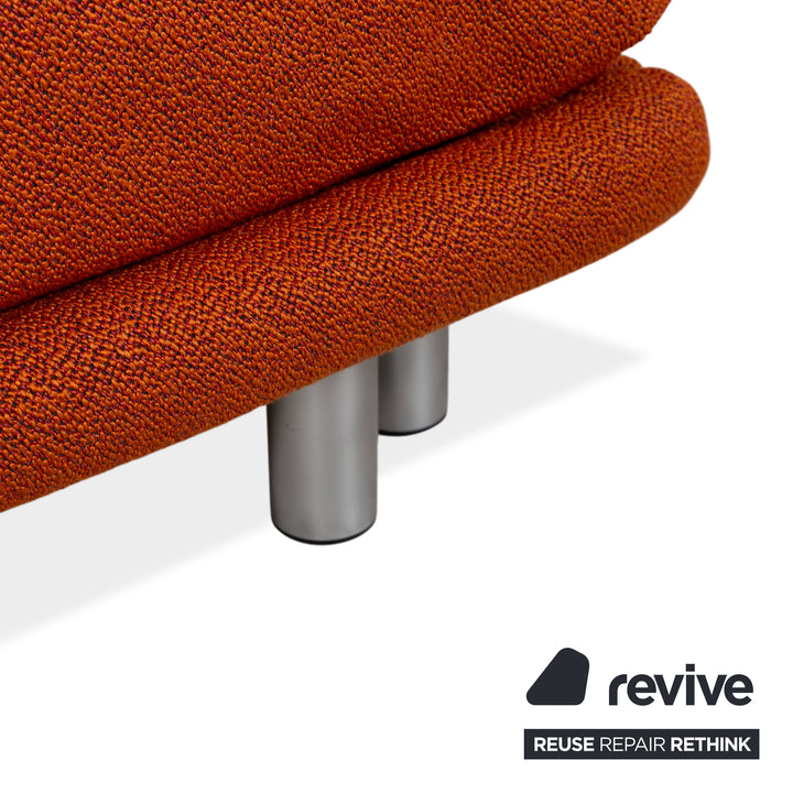 Ligne Roset Multy Stoff Dreisitzer Grau manuelle Schlaffunktion Gestellt Silber Sofa Couch