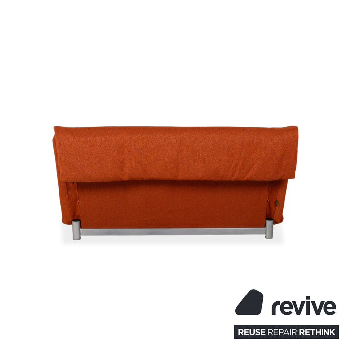Ligne Roset Multy Stoff Dreisitzer Grau manuelle Schlaffunktion Gestellt Silber Sofa Couch