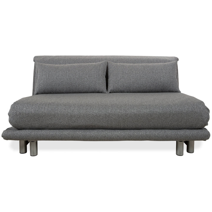 Ligne Roset Multy Stoff Dreisitzer Grau manuelle Schlaffunktion Neubezug GLOW 534