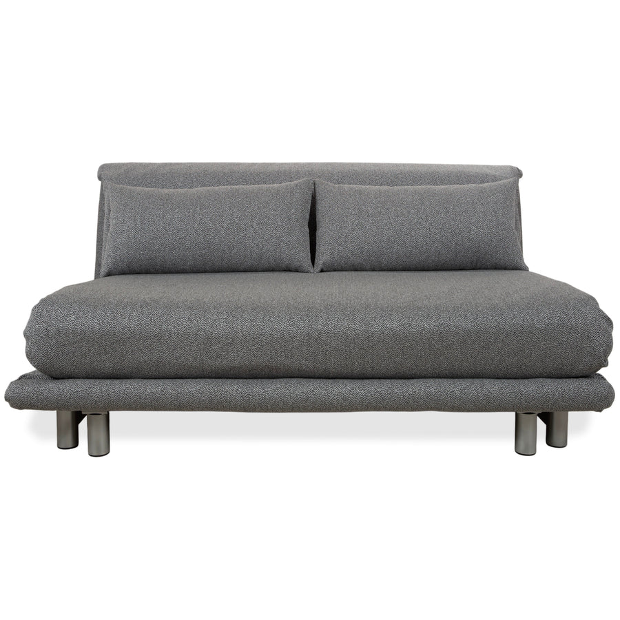 Ligne Roset Multy Stoff Dreisitzer Grau manuelle Schlaffunktion Neubezug GLOW 534