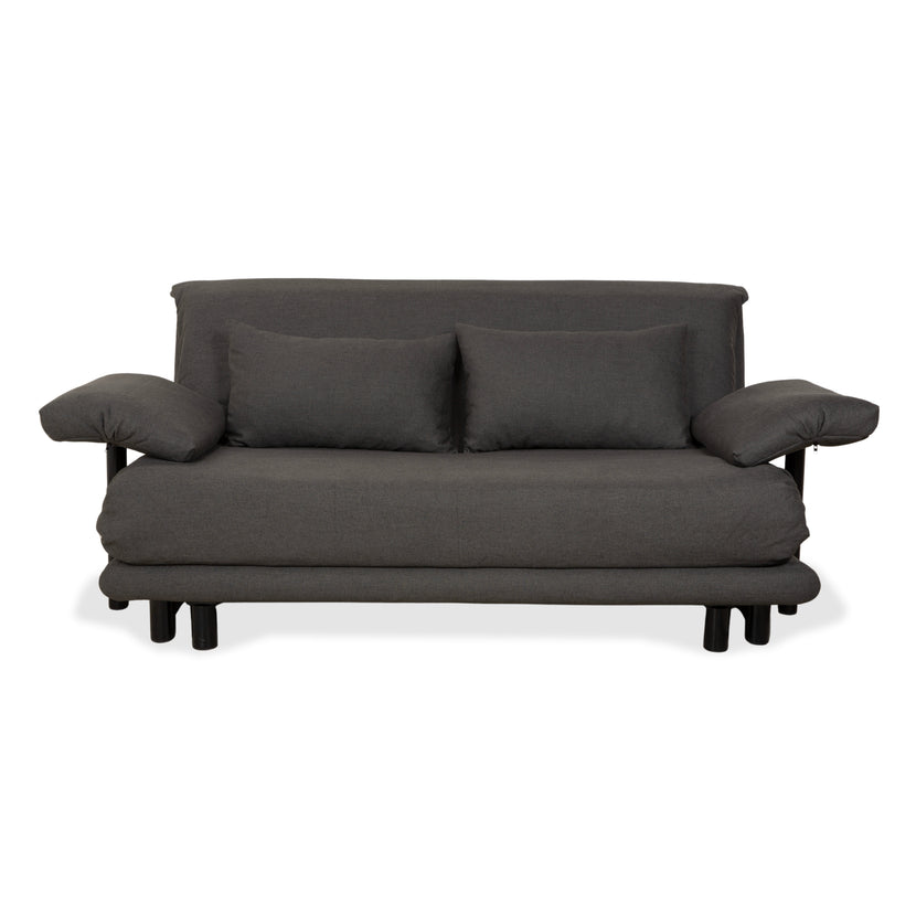 Réfection du canapé-lit manuel trois places Ligne Roset Multy en tissu gris
