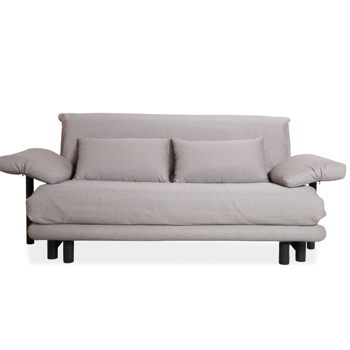 Ligne Roset Multy Stoff Dreisitzer Grau Schlaffunktion