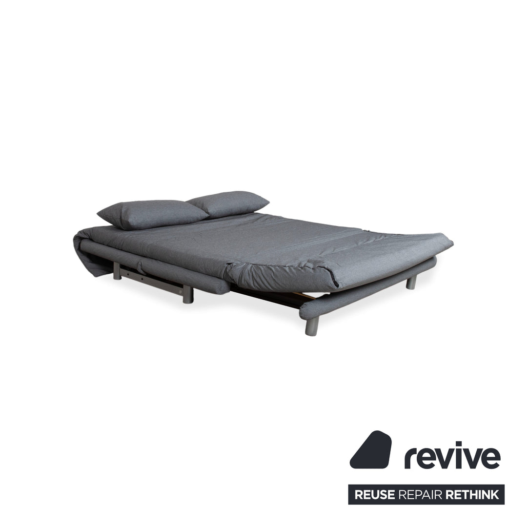 Ligne Roset Multy Tissu Canapé trois places gris avec fonction couchage