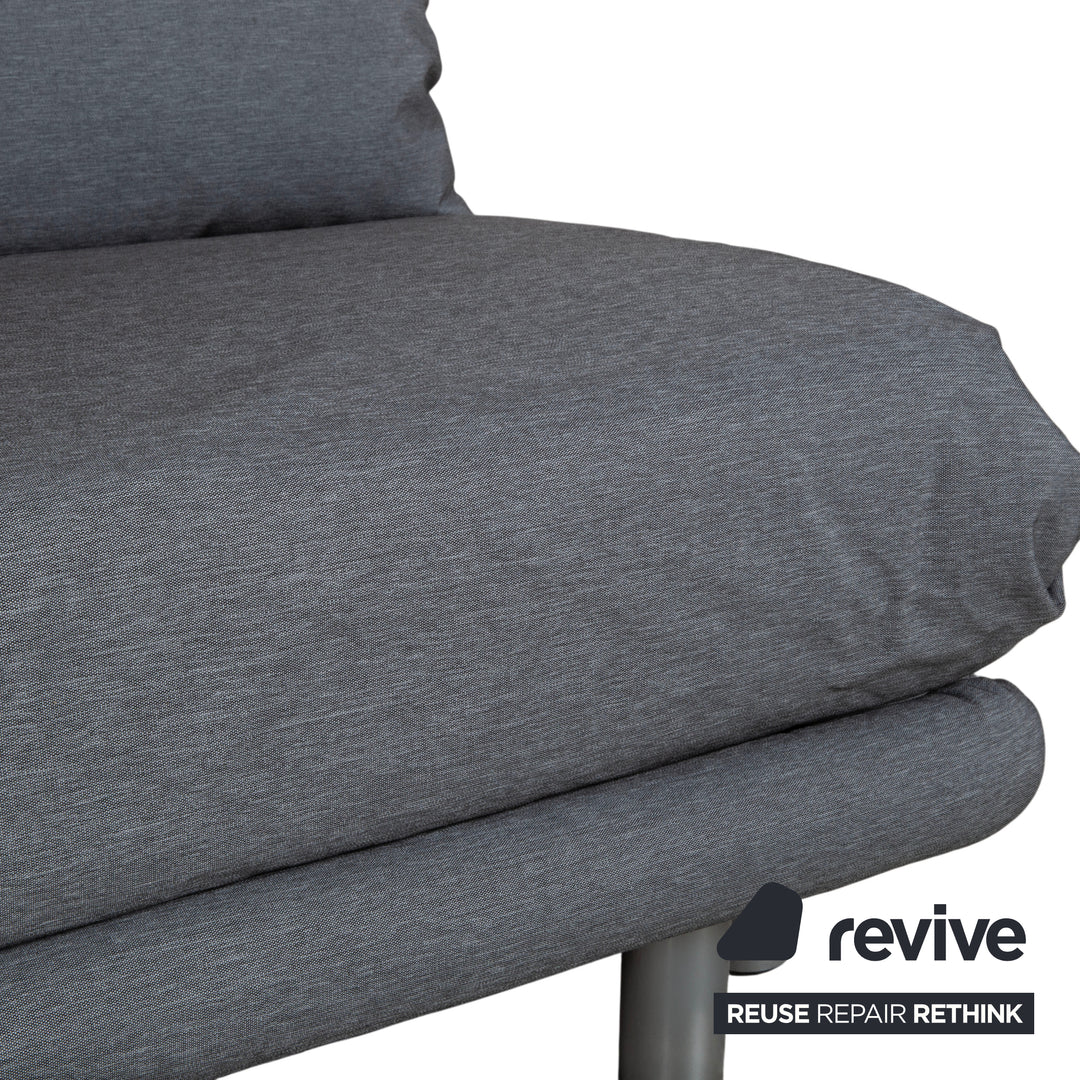 Ligne Roset Multy Tissu Canapé trois places gris avec fonction couchage