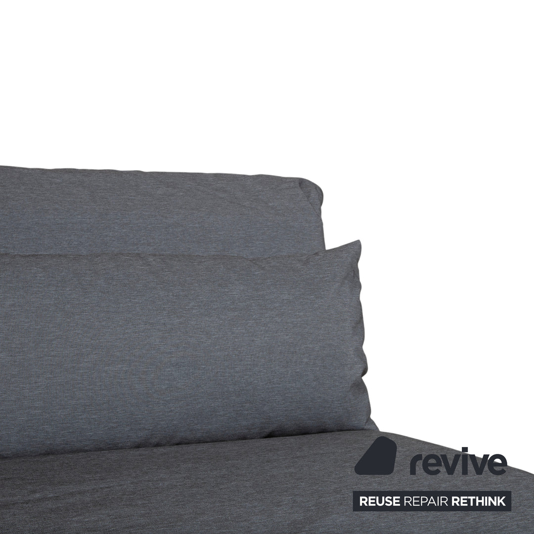 Ligne Roset Multy Tissu Canapé trois places gris avec fonction couchage
