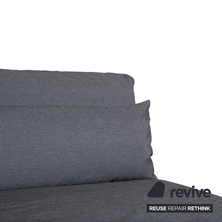 Ligne Roset Multy Tissu Canapé trois places gris avec fonction couchage