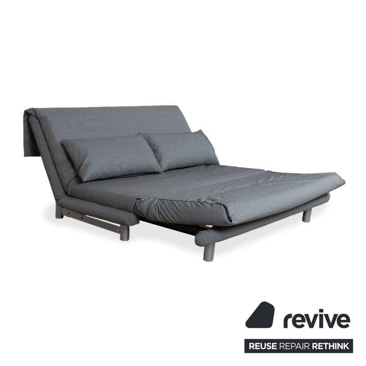 Ligne Roset Multy Tissu Canapé trois places gris avec fonction couchage