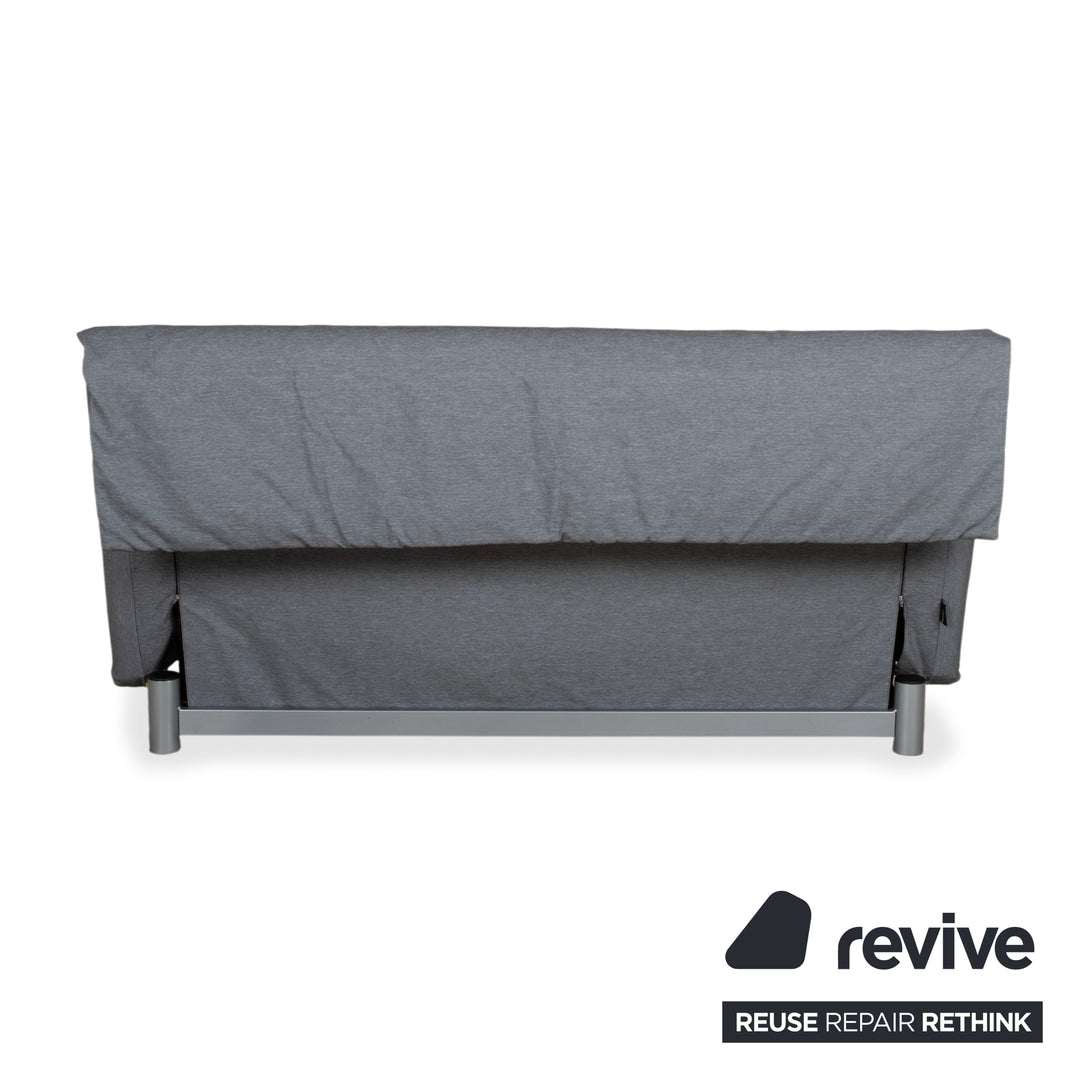 Ligne Roset Multy Tissu Canapé trois places gris avec fonction couchage