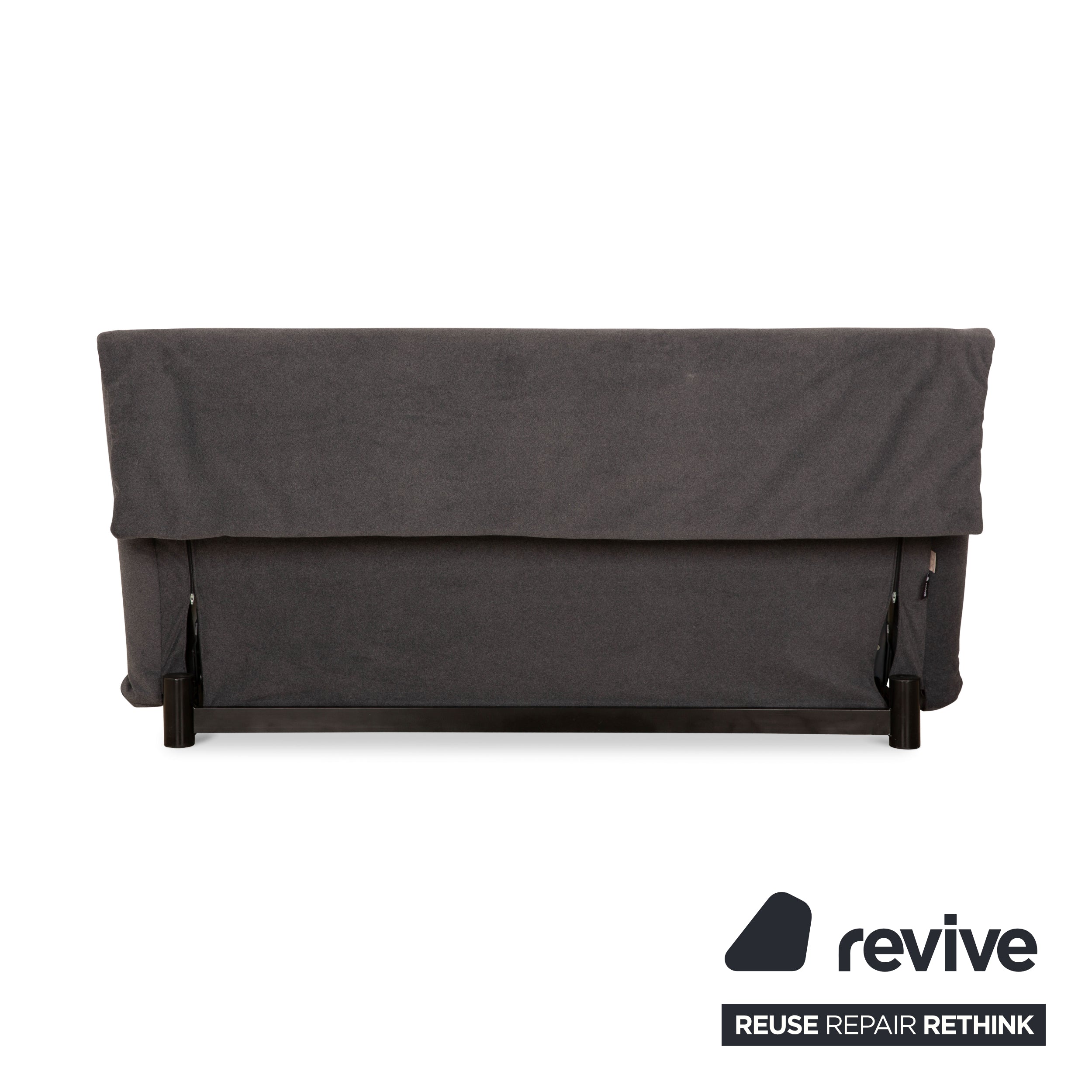 Ligne roset Canapé 3 places en tissu Multy gris, canapé convertible neuf, housse, fonction manuelle