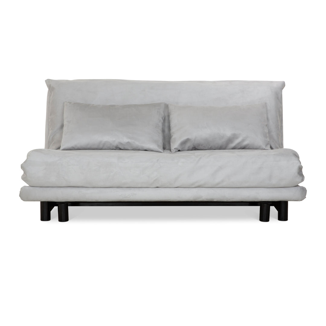 ligne roset Multy fabric three-seater grey-blue sofa bed manual function sofa couch new cover