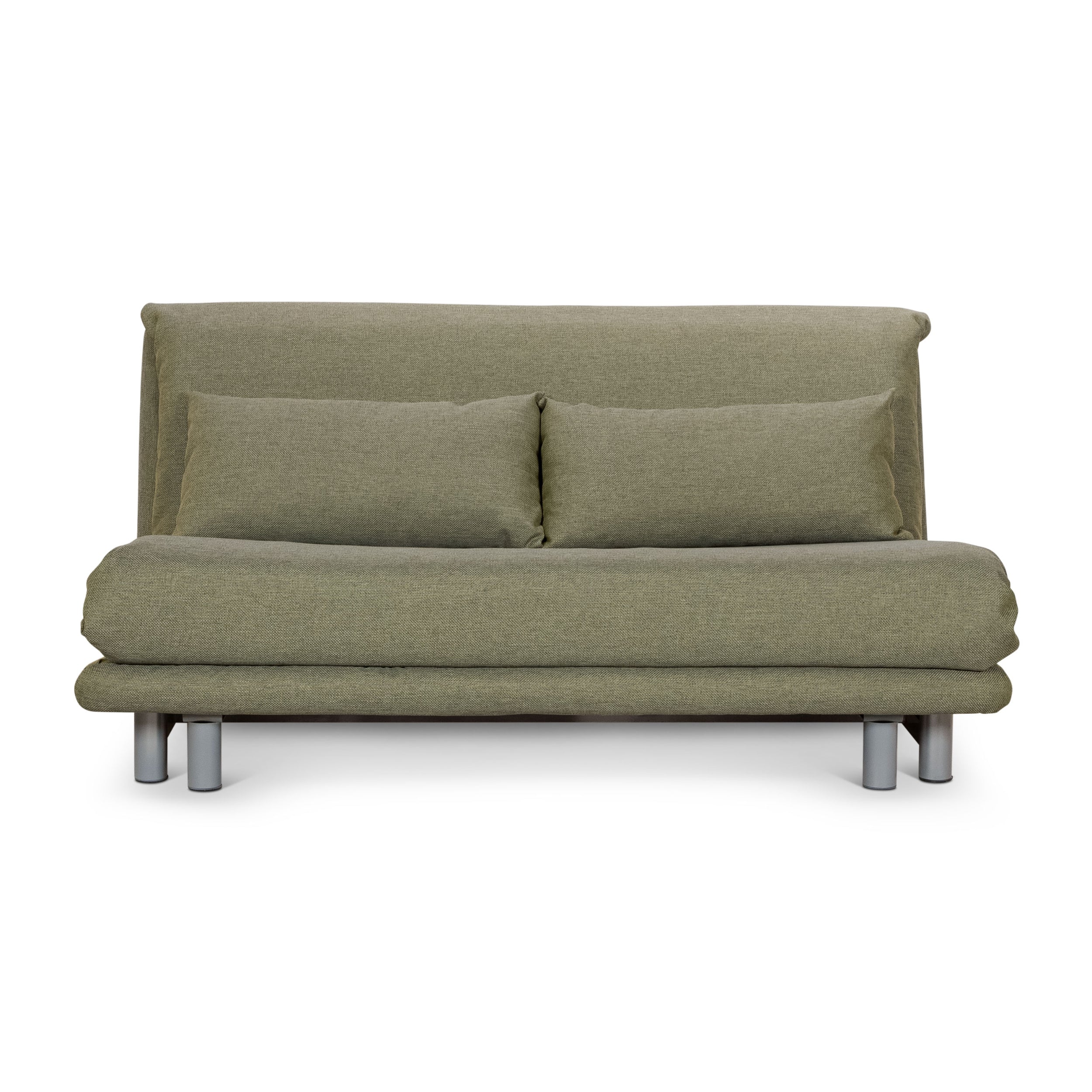 Canapé convertible 3 places en tissu Multy Ligne Roset vert à fonction manuelle