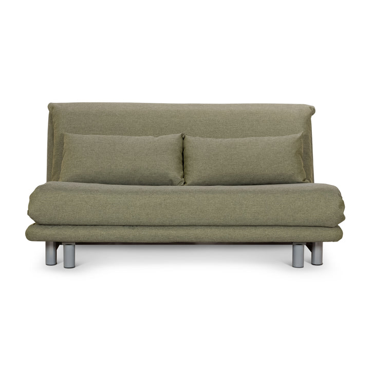 Divano letto a tre posti Ligne Roset Multy in tessuto verde con funzione manuale