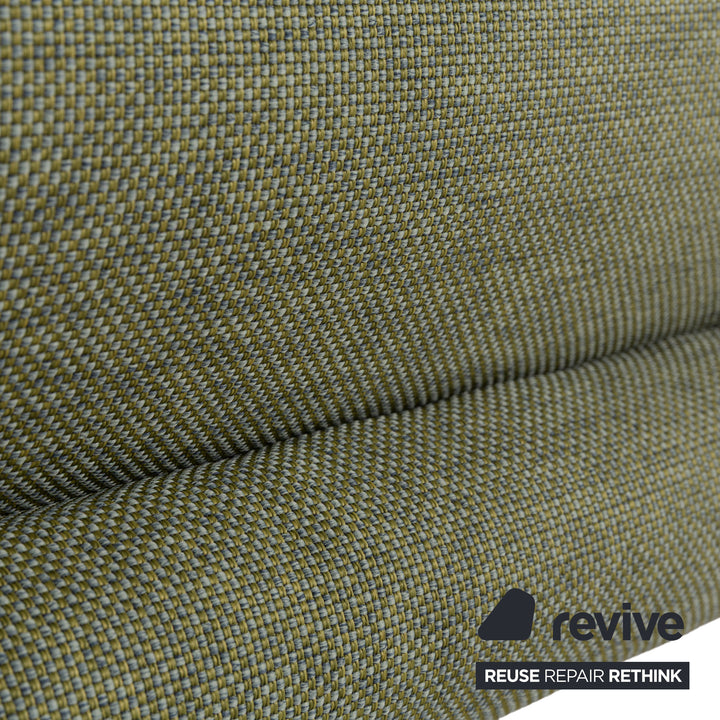 Ligne Roset Multy Stoff Dreisitzer Grün manuelle Funktion Schlafsofa Neubezug