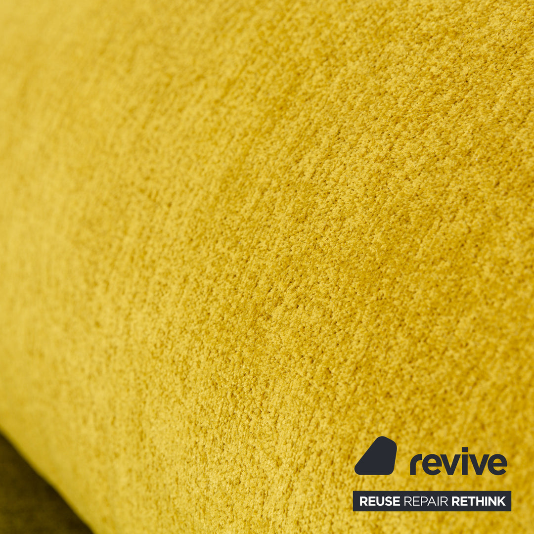 Ligne Roset Multy fabric three-seater green manual function sofa bed reupholstery