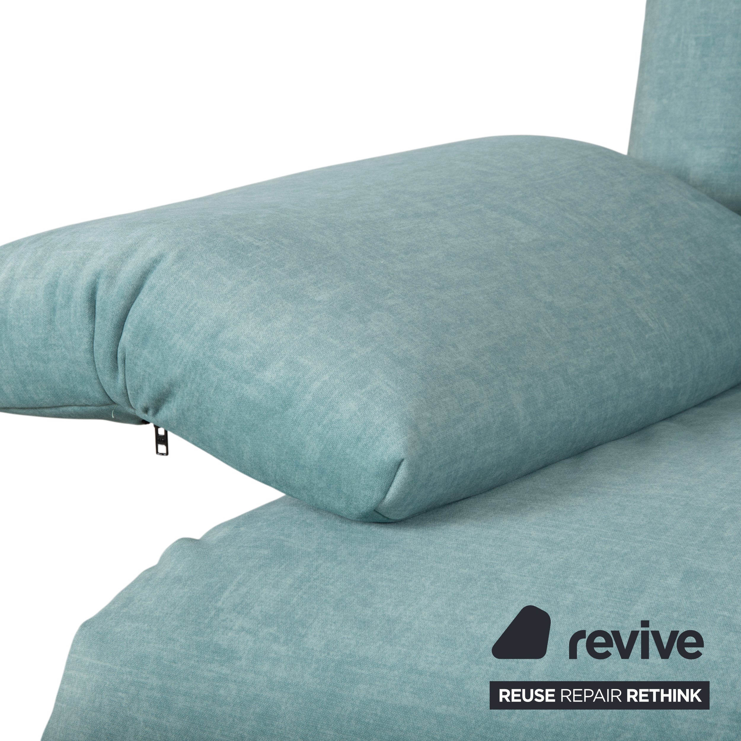 Ligne Roset Multy Canapé 3 places en tissu vert avec fonction couchage Nouvelle housse
