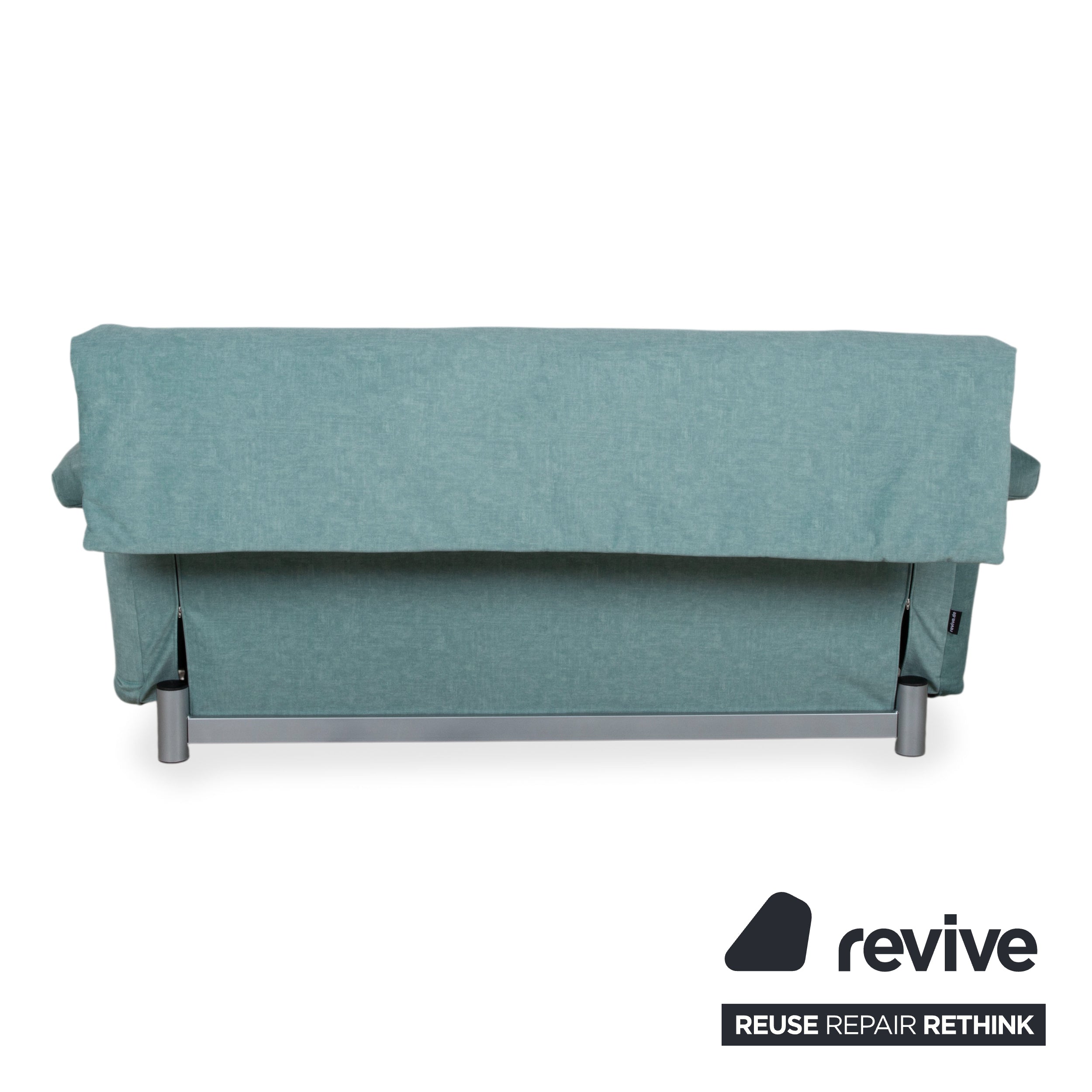 Ligne Roset Multy Canapé 3 places en tissu vert avec fonction couchage Nouvelle housse