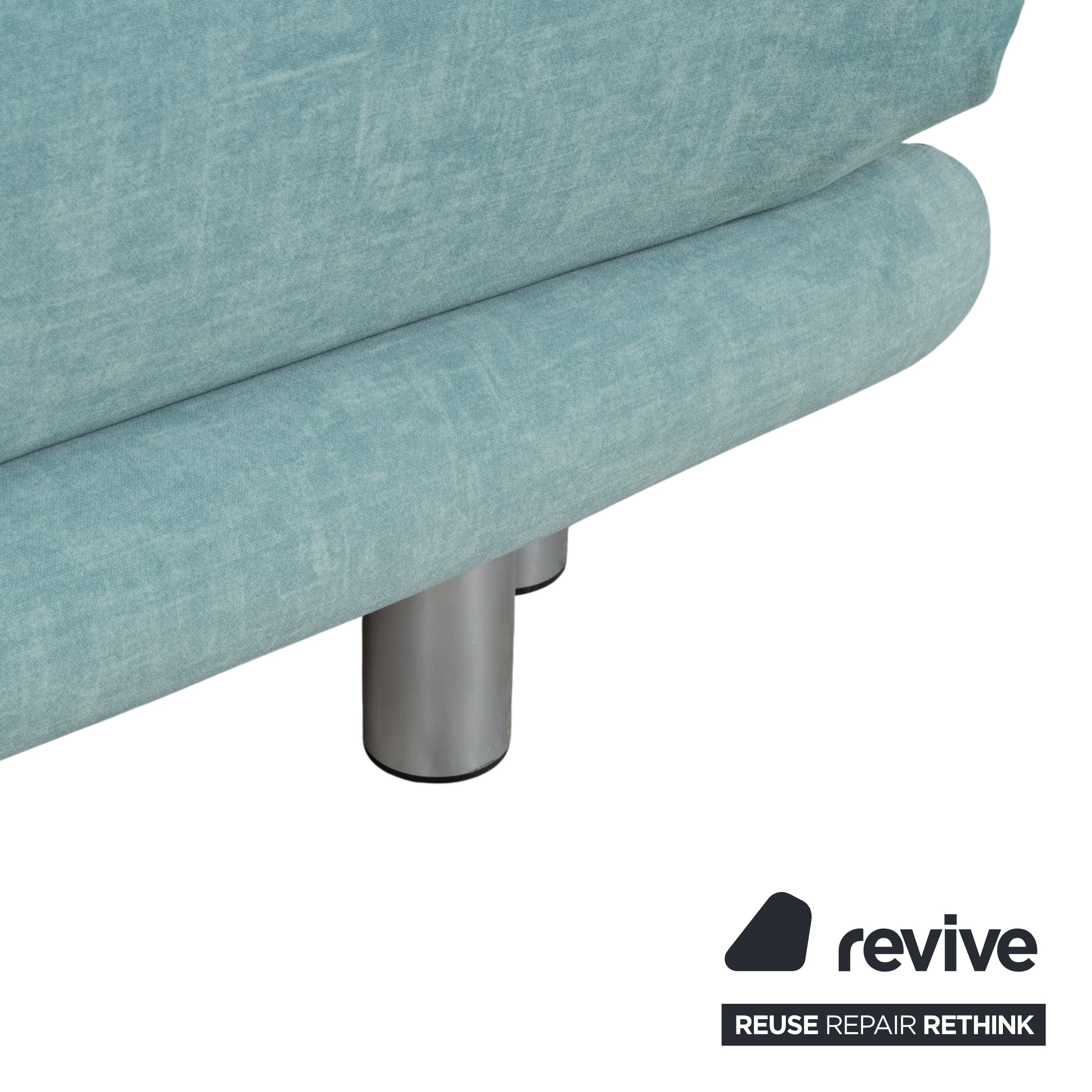Ligne Roset Multy Canapé 3 places en tissu vert avec fonction couchage Nouvelle housse