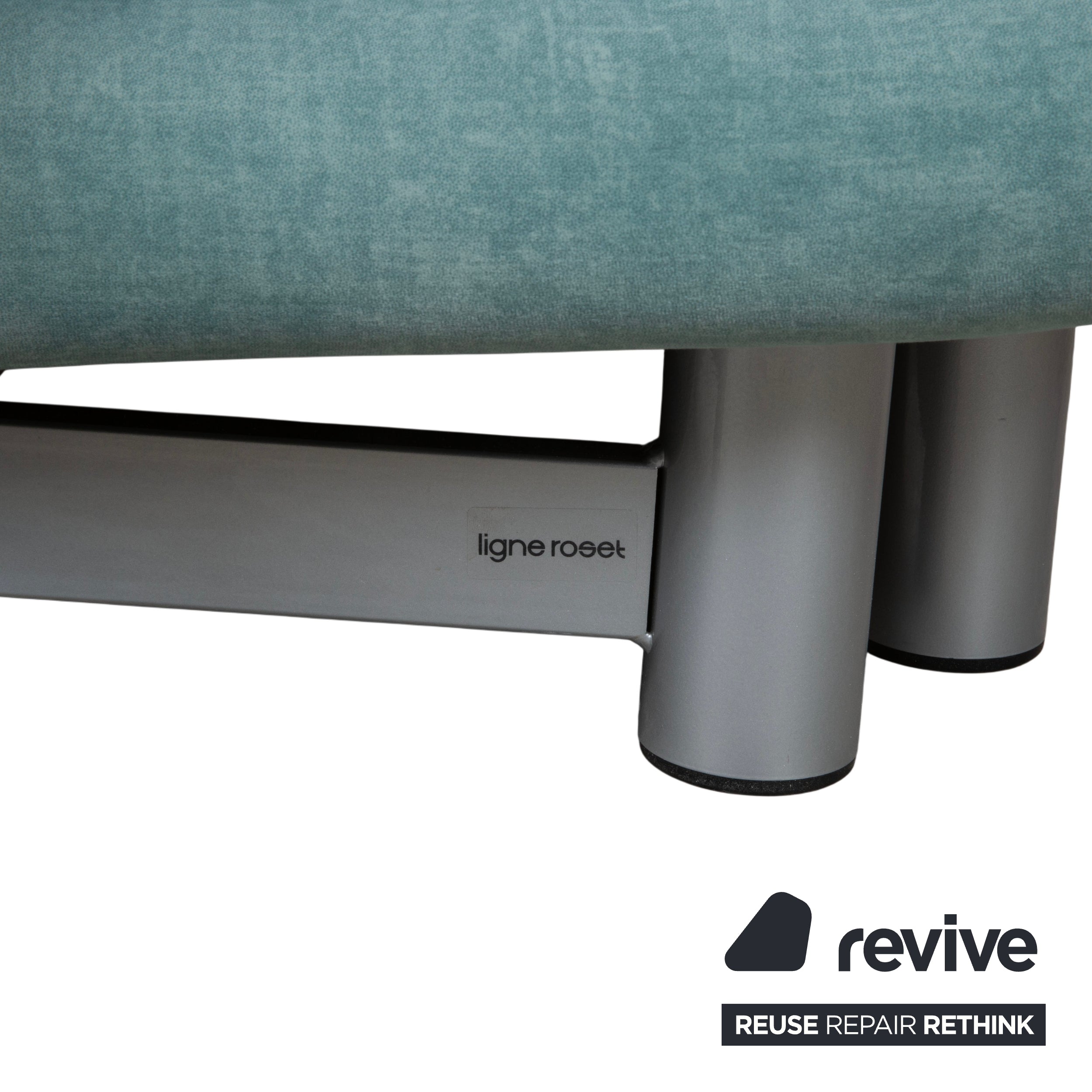 Ligne Roset Multy Canapé 3 places en tissu vert avec fonction couchage Nouvelle housse
