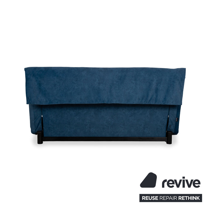 Ligne Roset Multy Tissu canapé trois places bleu foncé canapé-lit fonction manuel housse neuve VENTURA 340