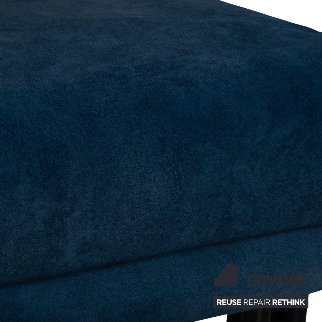 Ligne Roset Multy Stoff Dreisitzer Dunkelblau Couch manuelle Funktion Schlafsofa Neubezug VENTURA 340