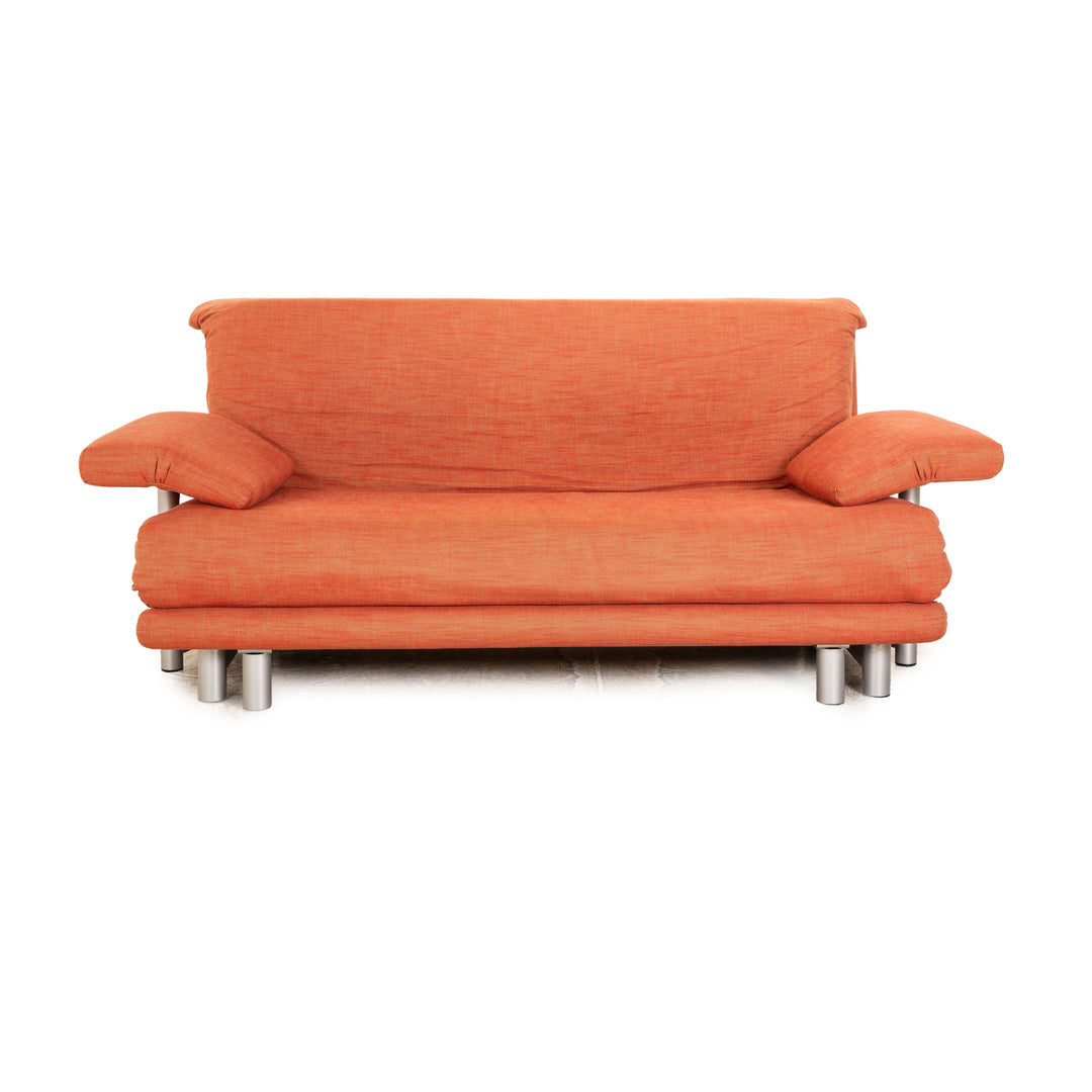 ligne roset Multy fabric three-seater orange incl. armrests manual function sleep function