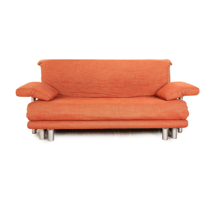 ligne roset Multy fabric three-seater orange incl. armrests manual function sleep function
