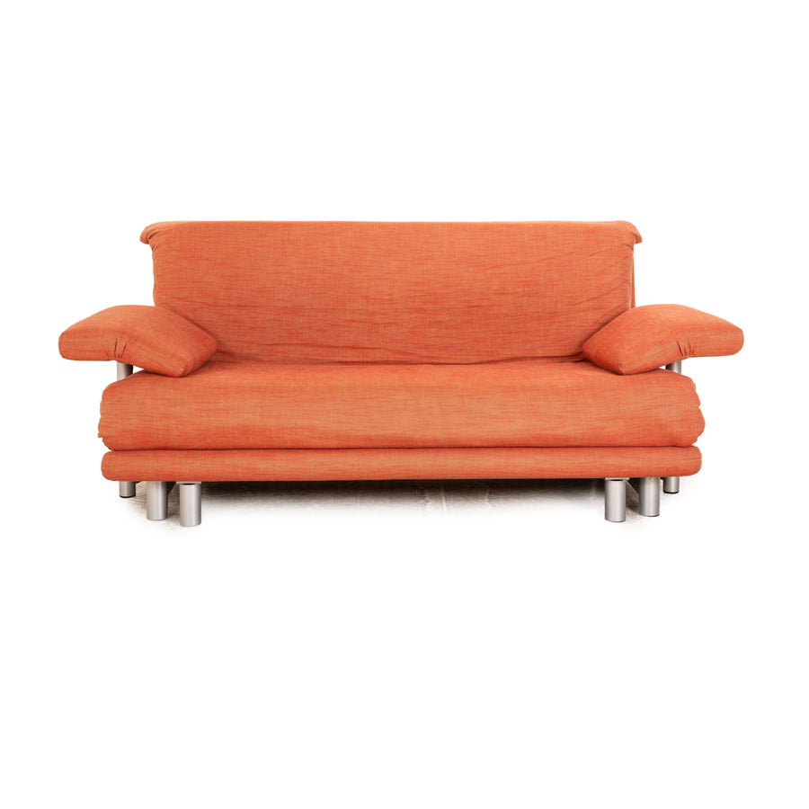 ligne roset Multy fabric three-seater orange incl. armrests manual function sleep function