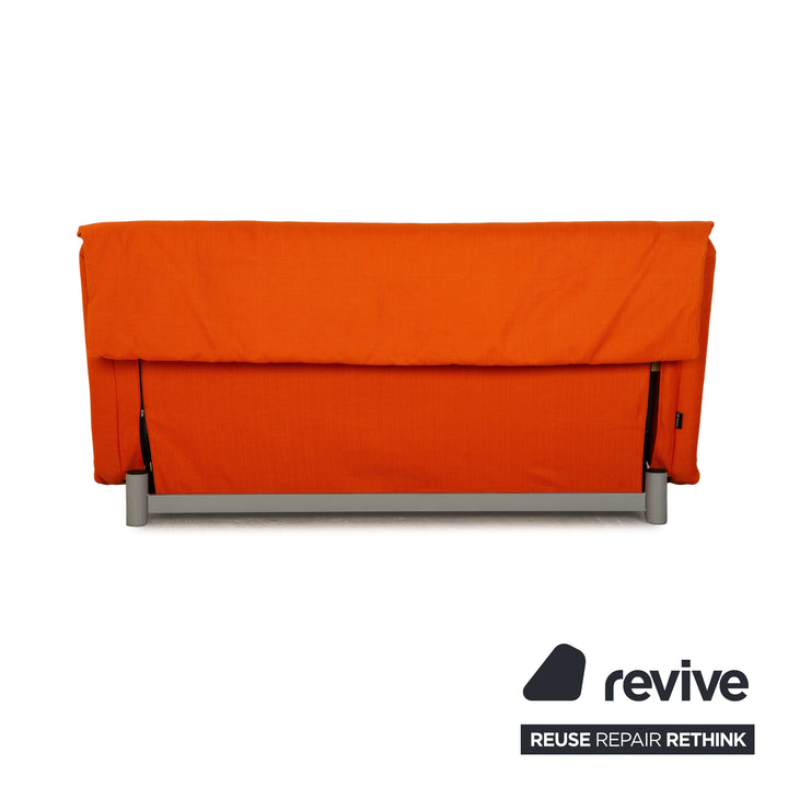 ligne roset Multy stof trepersoners orange sofa sovesofa ombetrukket