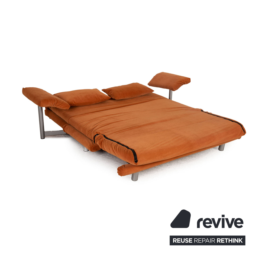ligne roset Multy fabric three-seater orange sofa couch sofa bed new cover