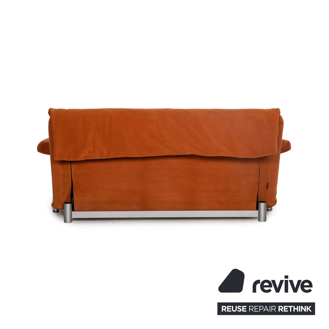 ligne roset Multy fabric three-seater orange sofa couch sofa bed new cover