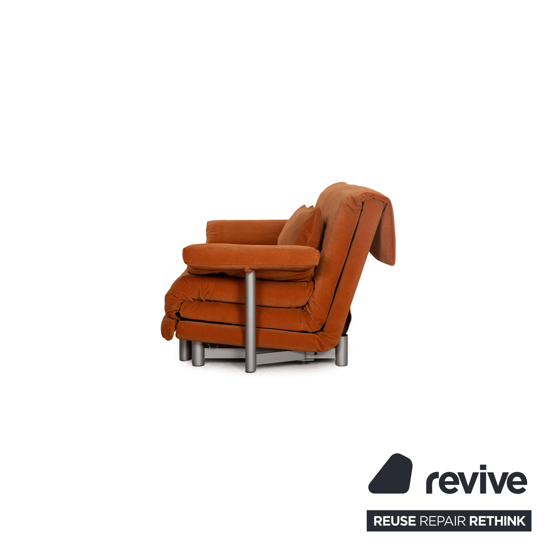 ligne roset Multy fabric three-seater orange sofa couch sofa bed new cover