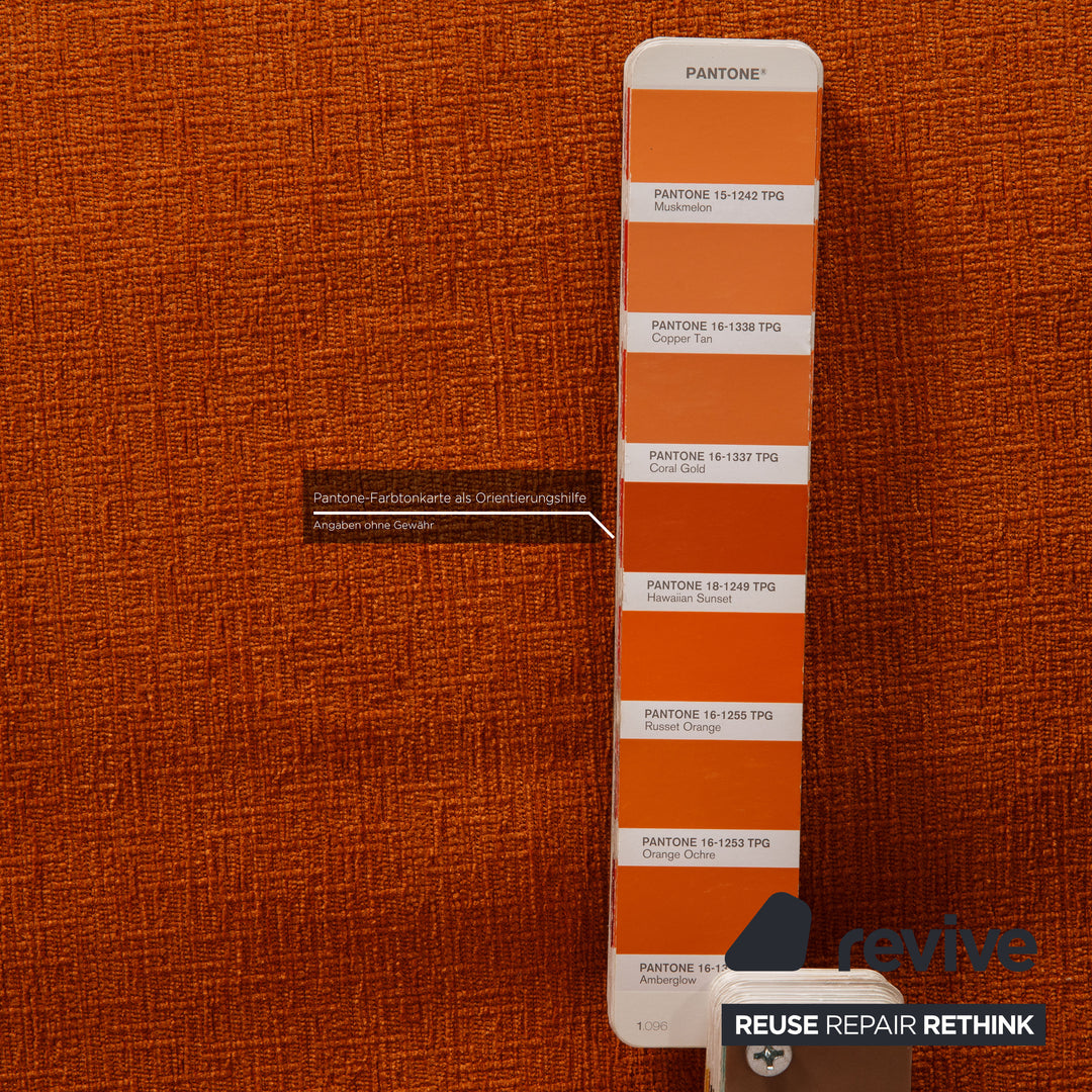 ligne roset Multy Stoff Dreisitzer Orange Sofa Schlafsofa Couch Neubezug