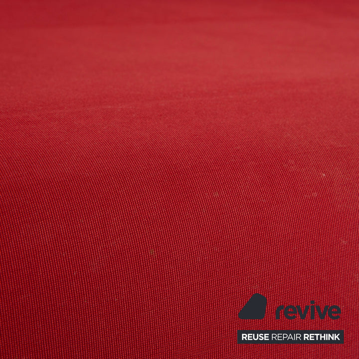 Ligne Roset Multy Stoff Dreisitzer Rot manuelle Schlaffunktion Sofa Couch