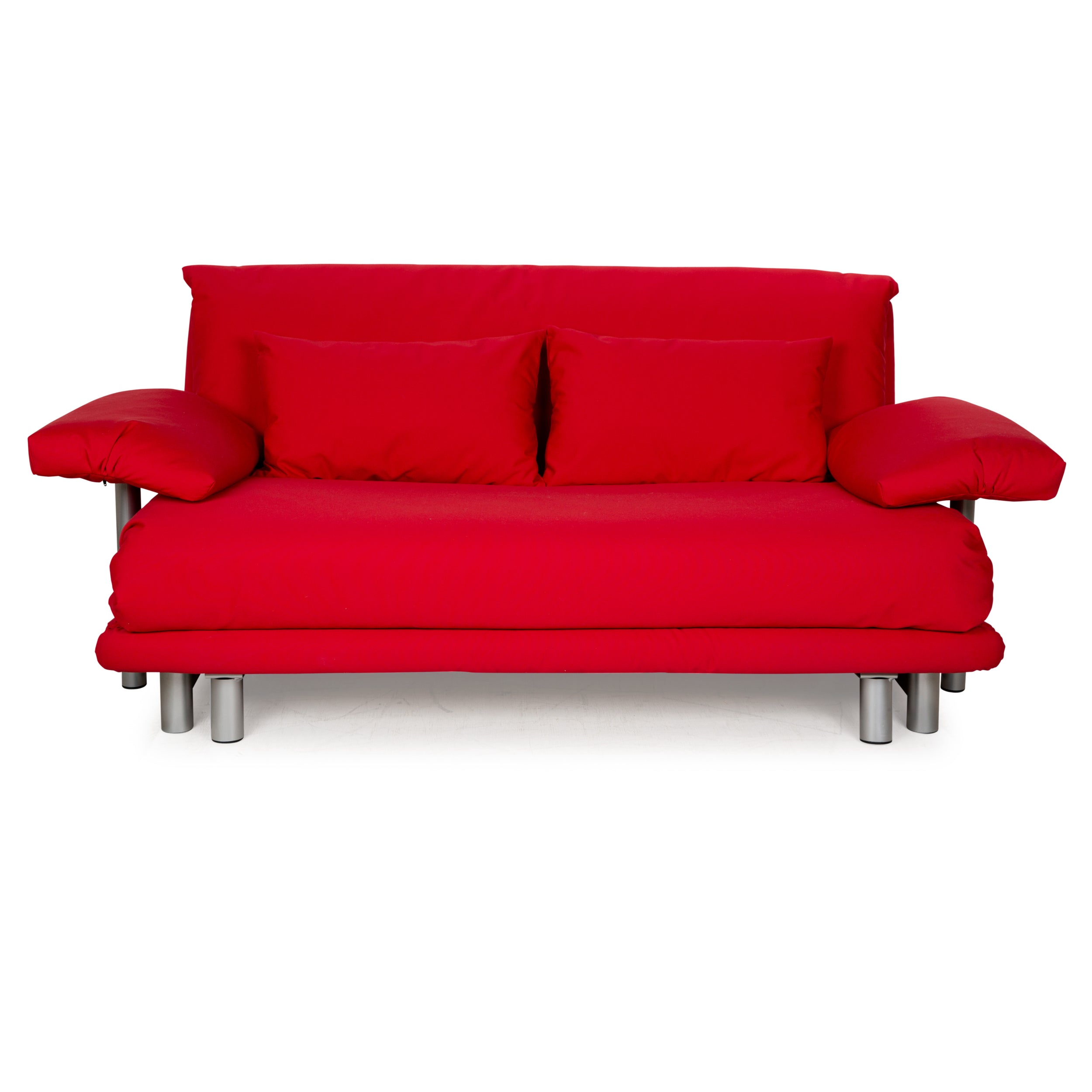Ligne Roset Multy fabric three-seater red sleeping function new cover