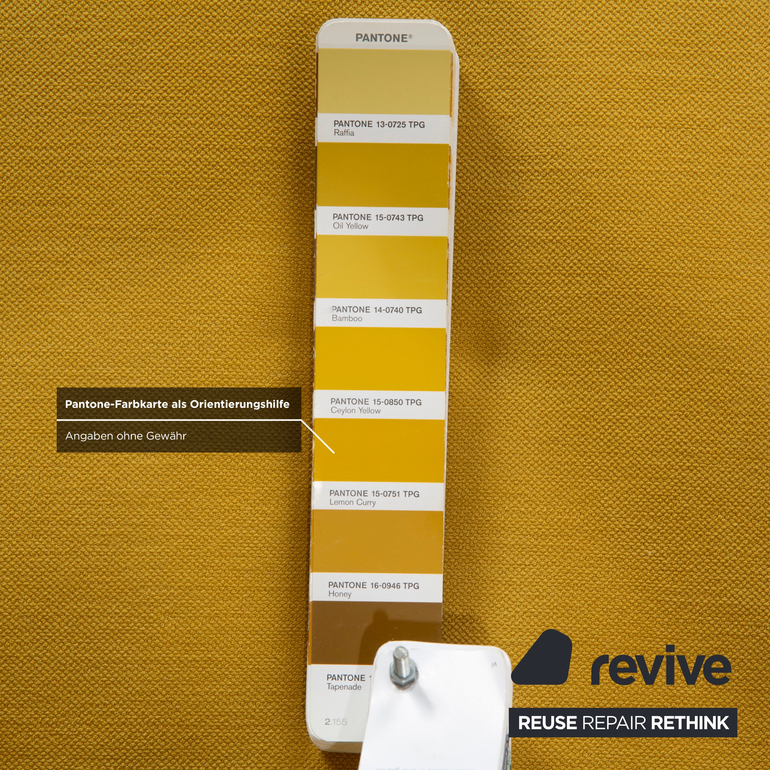 ligne roset Multy Stoff Dreisitzer Gelb Senfgelb Sofa Couch