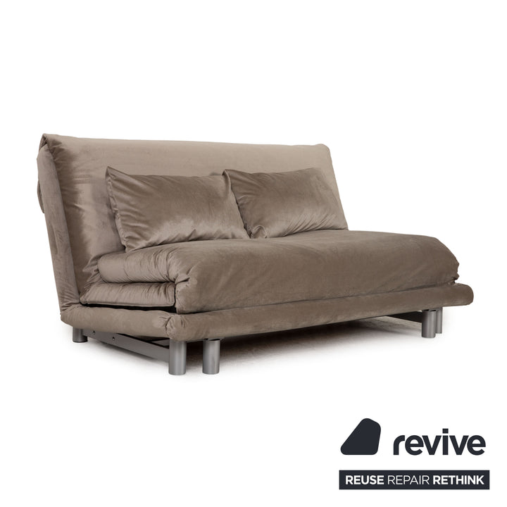 ligne roset Multy stof driezits zilvergrijs bank bankstel slaapbank functie nieuwe bekleding