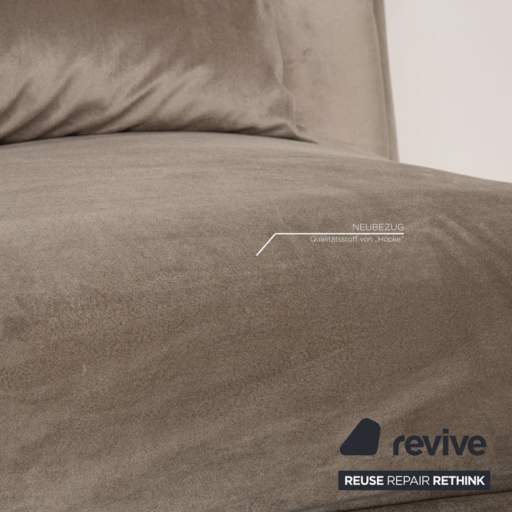 ligne roset Multy stof driezits zilvergrijs bank bankstel slaapbank functie nieuwe bekleding