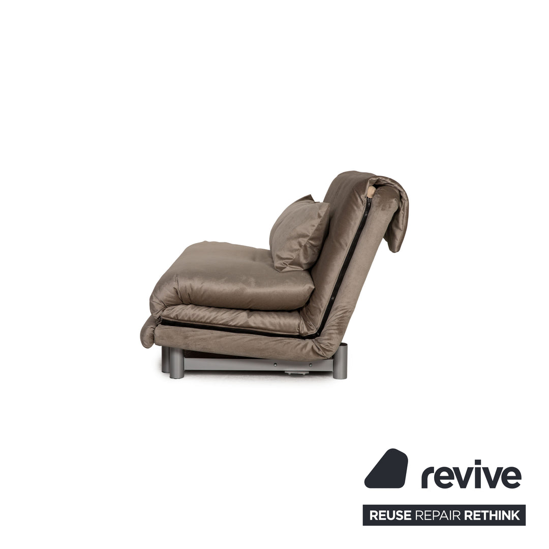 ligne roset Multy stof driezits zilvergrijs bank bankstel slaapbank functie nieuwe bekleding